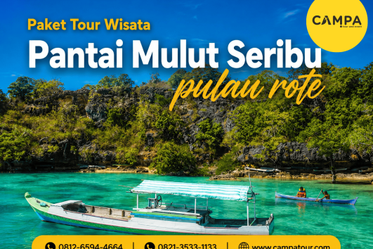 Paket Tour Wisata Pantai Mulut Seribu Pulau Rote bersama Campa Tour