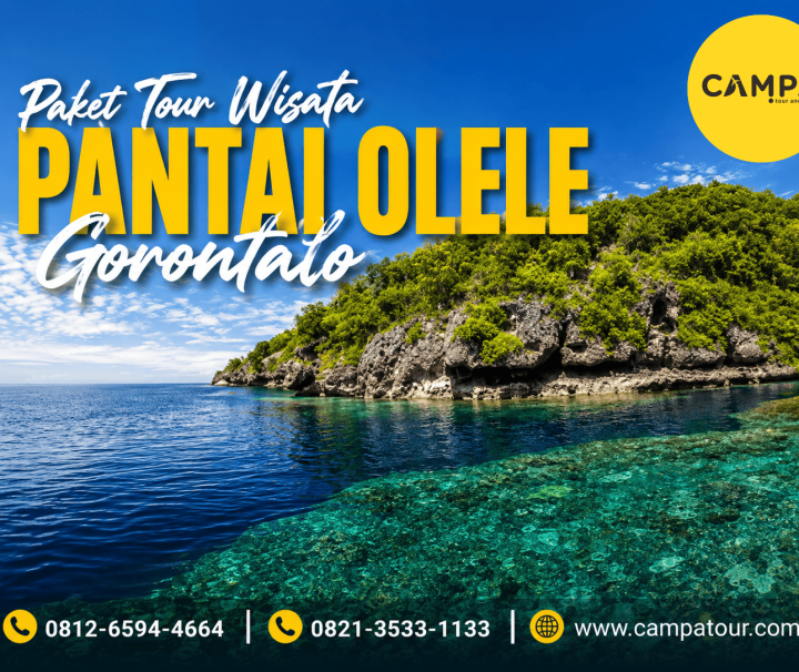 Paket Tour Wisata Pantai Olele Gorontalo bersama Campa Tour