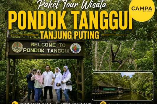 Paket Tour Wisata Pondok Tanggui Tanjung Puting bersama Campa Tour