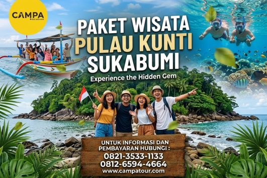 Paket Tour Wisata Pulau Kunti Sukabumi_Campa Tour