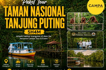 Paket Tour Wisata Taman Nasional Tanjung Puting 5 Hari 4 Malam (5H4M) bersama Campa Tour