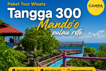 Paket Tour Wisata Tangga 300 Mando'o Pulau Rote bersama Campa Tour