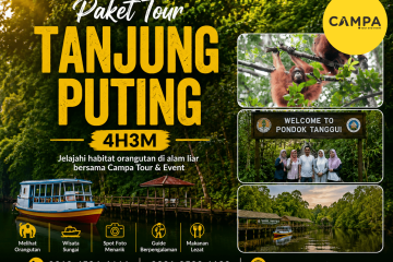 Paket Tour Wisata Tanjung Puting 4H3M (4H3M) bersama Campa Tour