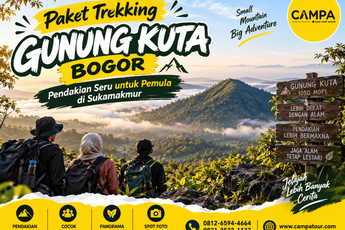 Paket Trekking Gunung Kuta Bogor - Campa Tour