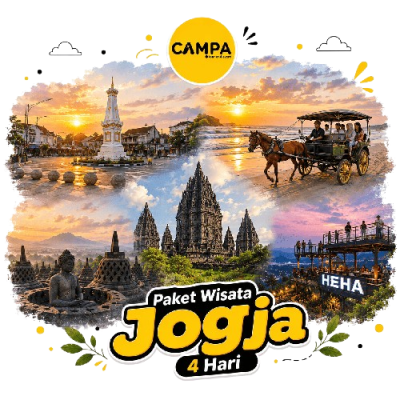 Paket Wiata Jogja 4 Hari 3 Malam (4H3M) bersama Campa Tour