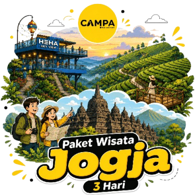 Paket Wisata Jogja 3 Hari 2 Malam (3H2M) bersama Campa Tour