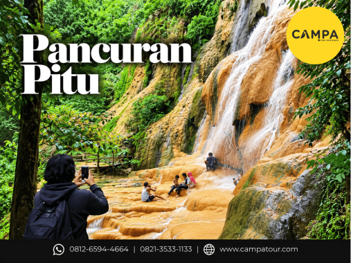 Pancuran Pitu dalam Paket Tour Wisata Purwokerto bersama Campa Tour