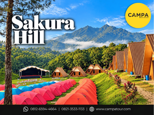 Sakura Hill dalam Paket Tour Wisata Tawangmangu bersama Campa Tour