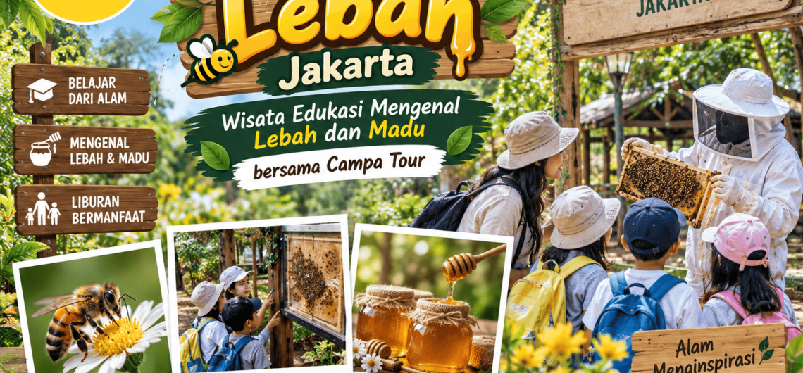 Taman Wisata Lebah Jakarta sebagai Wisata Edukasi Mengenai Lebah dan Madu bersama Campa Tour