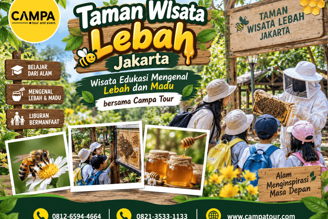 Taman Wisata Lebah Jakarta sebagai Wisata Edukasi Mengenai Lebah dan Madu bersama Campa Tour