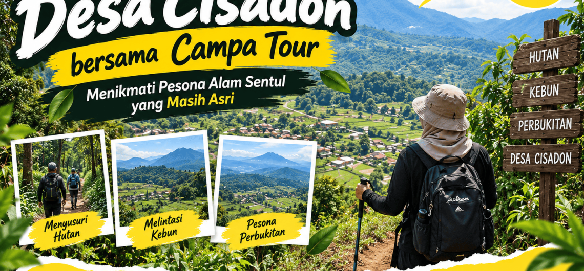 Trekking Desa Cisadon bersama Campa Tour