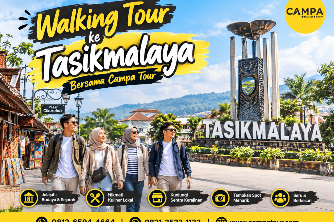 Walking Tour Tasikmalaya bersama Campa Tour