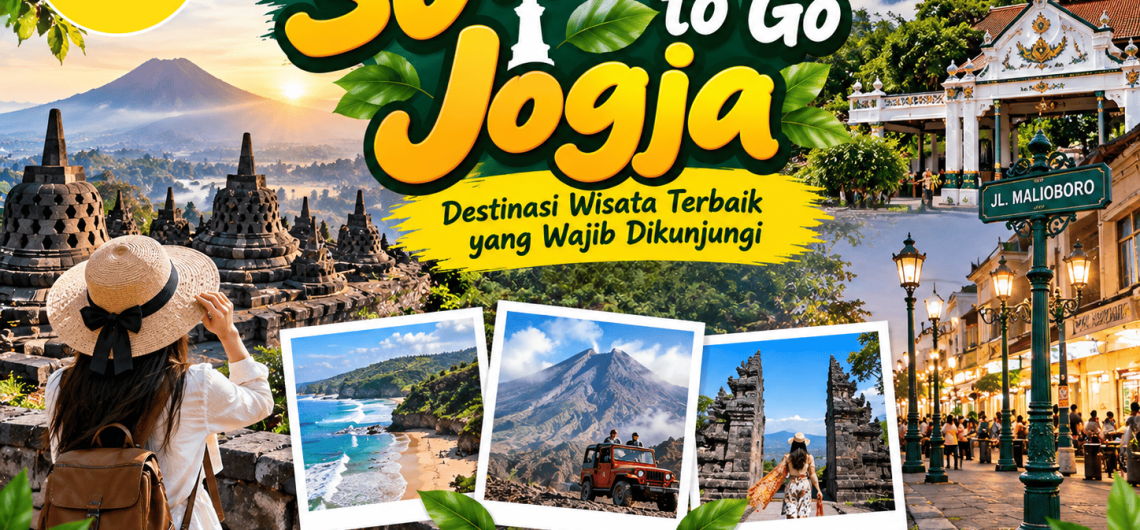 30 place to go Jogja - Destinasi wisata terbaik yang wajib dikunjungi bersama Campa Tour