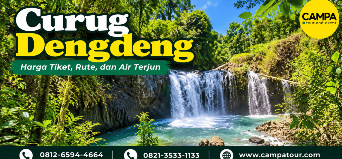 Curug Dengdeng - Harga tiket, rute dan air terjun di Garut - Campa Tour