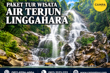paket tur wisata air terjun linggahara - campa tour