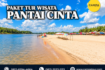 paket tur wisata pantai cinta-teluk jering - Campa tour