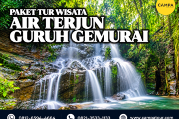 paket tur wisata Air Terjun Guruh Gemurai - Campa Tour