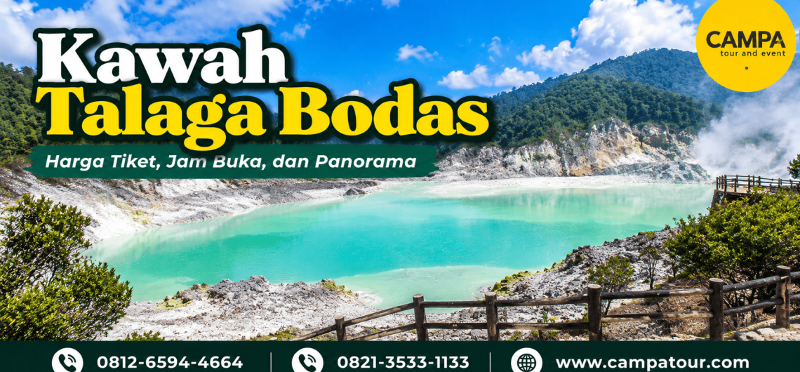 Kawah Talaga Bodas garut - harga tiket, jam buka dan panorama bersama Campa Tour