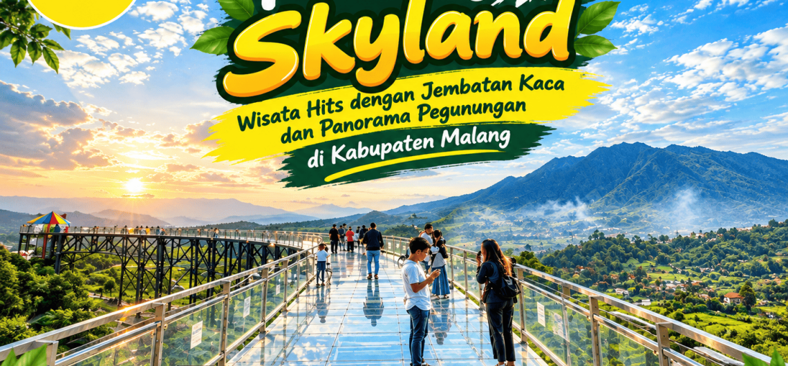 Malang Skyland - wisata hits dengan jembatan kaca dan pemandangan pegunungan di Kabupaten Malang bersama campa tour