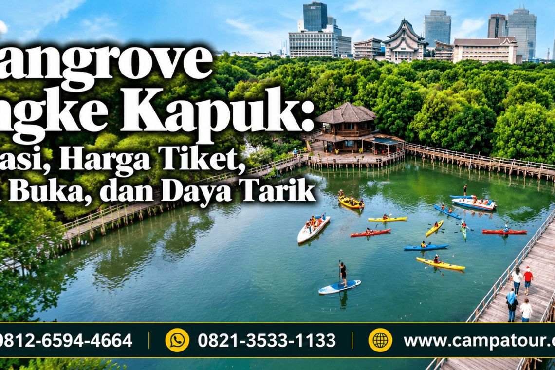 Mangrove Angke Kapuk - Lokasi, harga tiket, jam buka dan daya tarik bersama Campa Tour