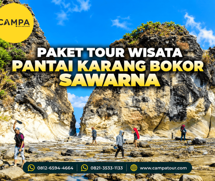 Paket Tour Wisata Pantai Karang Bokor Sawarna bersama Campa Tour
