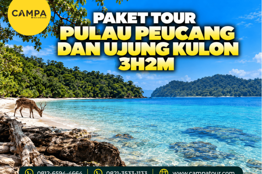 Paket Tour Pulau Peucang dan Ujung Kulon 3 Hari 2 Malam (3H2M) bersama Campa Tour