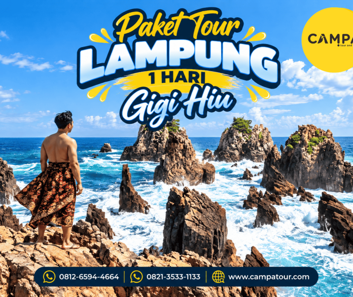 Paket Tour Wisata Gigi Hiu Lampung 1 Hari bersama Campa Tour
