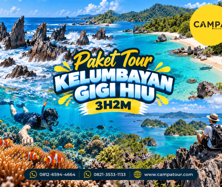 Paket Tour Wisata Kelumbayan Gigi Hiu 3 Hari 2 Malam (3H2M) bersama Campa Tour