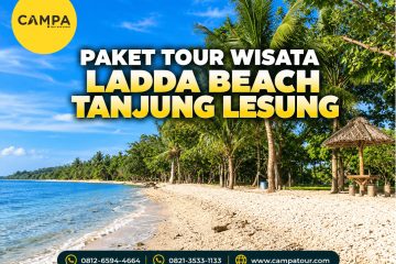 Paket Tour Wisata Ladda Beach Tanjung Lesung bersama Campa Tour