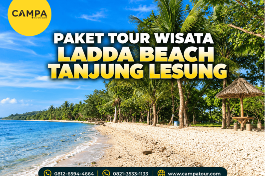 Paket Tour Wisata Ladda Beach Tanjung Lesung bersama Campa Tour