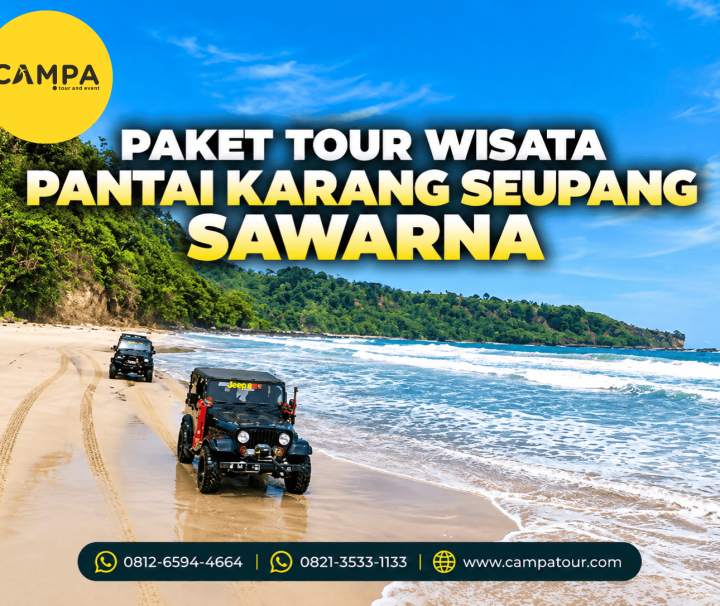Paket Tour Wisata Pantai Karang Supang Sawarna bersama Campa Tour