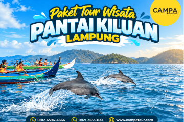 Paket Tour Wisata Pantai Kiluan Lampung bersama Campa Tour