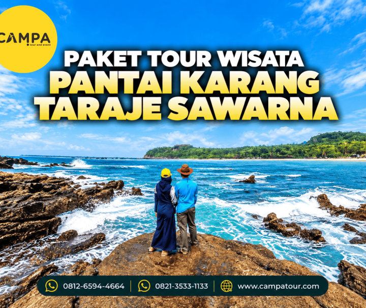 Paket Tour Wisata Pantai karang Taraje Sawarna bersama Campa Tour