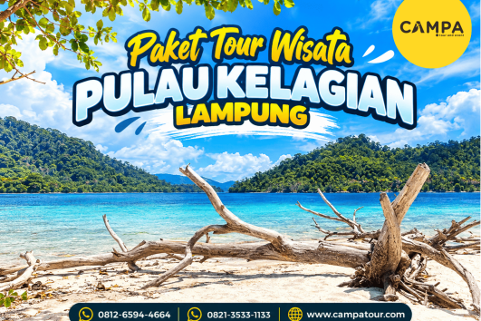 Paket Tour Wisata Pulau Kelagian Lampung bersama Campa Tour
