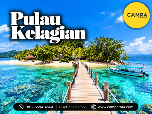 Paket Tour Wisata Pulau Kelagian Pahawang bersama Campa Tour