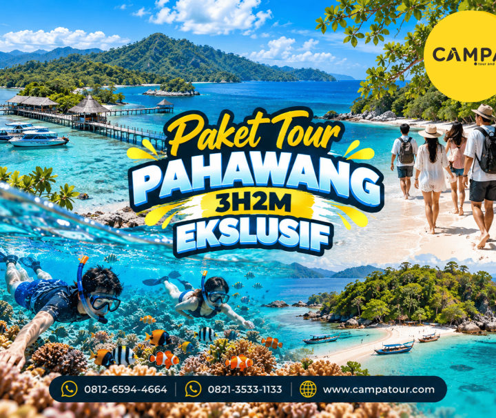 Paket Tour Wisata Pulau Pahawang Ekslusif 3 Hari 2 Malam (3H2M) bersama Campa Tour