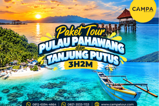 Paket Tour Wisata Pulau Pahawang dan Tanjung Putus 3 Hari 2 Malam (3H2M) bersama Campa Tour