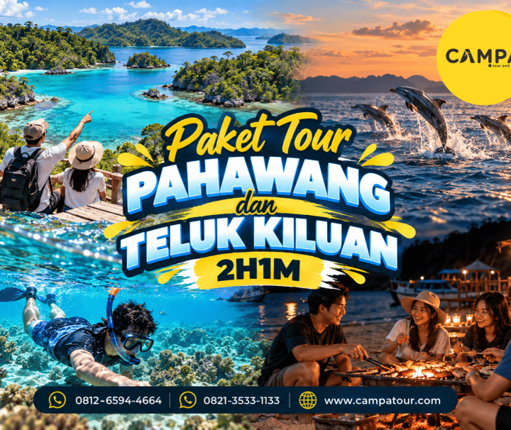 Paket Tour Wisata Pulau Pahwang dan Teluk Kiluan 2 Hari 1 Malam (2H1M) bersama Campa Tour