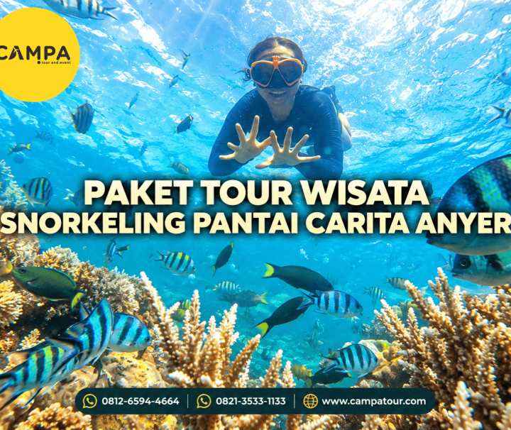Paket Tour Wisata Snorkeling Pantai Carita Anyer bersama Campa Tour