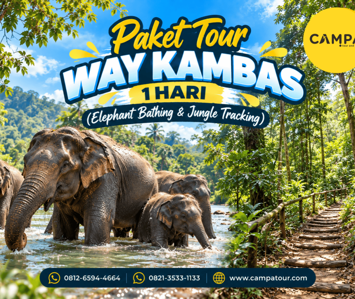 Paket Tour Wisata Way Kambas 1 Hari bersama Campa Tour