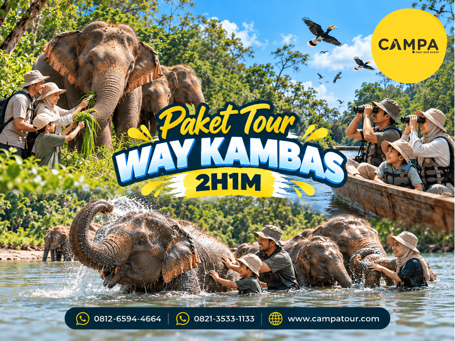 Paket Tour Wisata Way Kambas 2 Hari 1 Malam (2H1M) bersama Campa Tour
