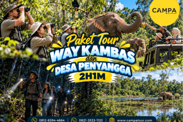 Paket Tour Wisata Way Kambas dan Desa Penyangga 2 Hari 1 Malam (2H1M) bersama Campa Tour