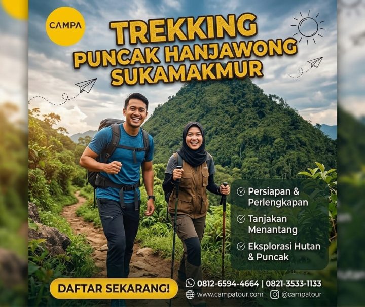 Paket Trekking Puncak Hanjawong (Gunung Butik) Sukamakmur Bogor bersama Campa Tour