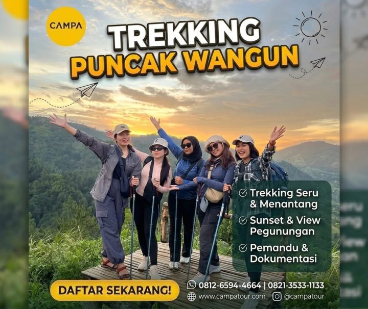 Paket Trekking Puncak Wangun Sentul bersama Campa Tour -