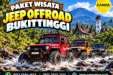 Paket Wisata Jeep Offroad Bukittinggi bersama Campa Tour
