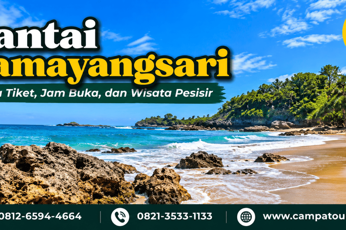 Pantai pamayangsari - harga tiket, jam buka dan wisata pesisir bersama Campa Tour