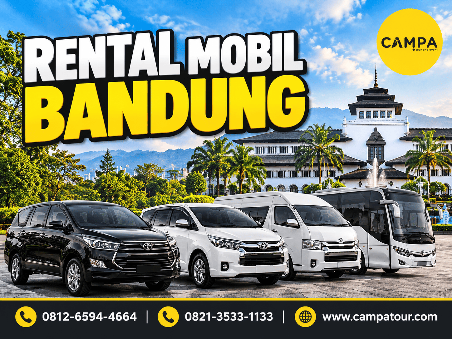 Rental Mobil Bandung bersama Campa Tour