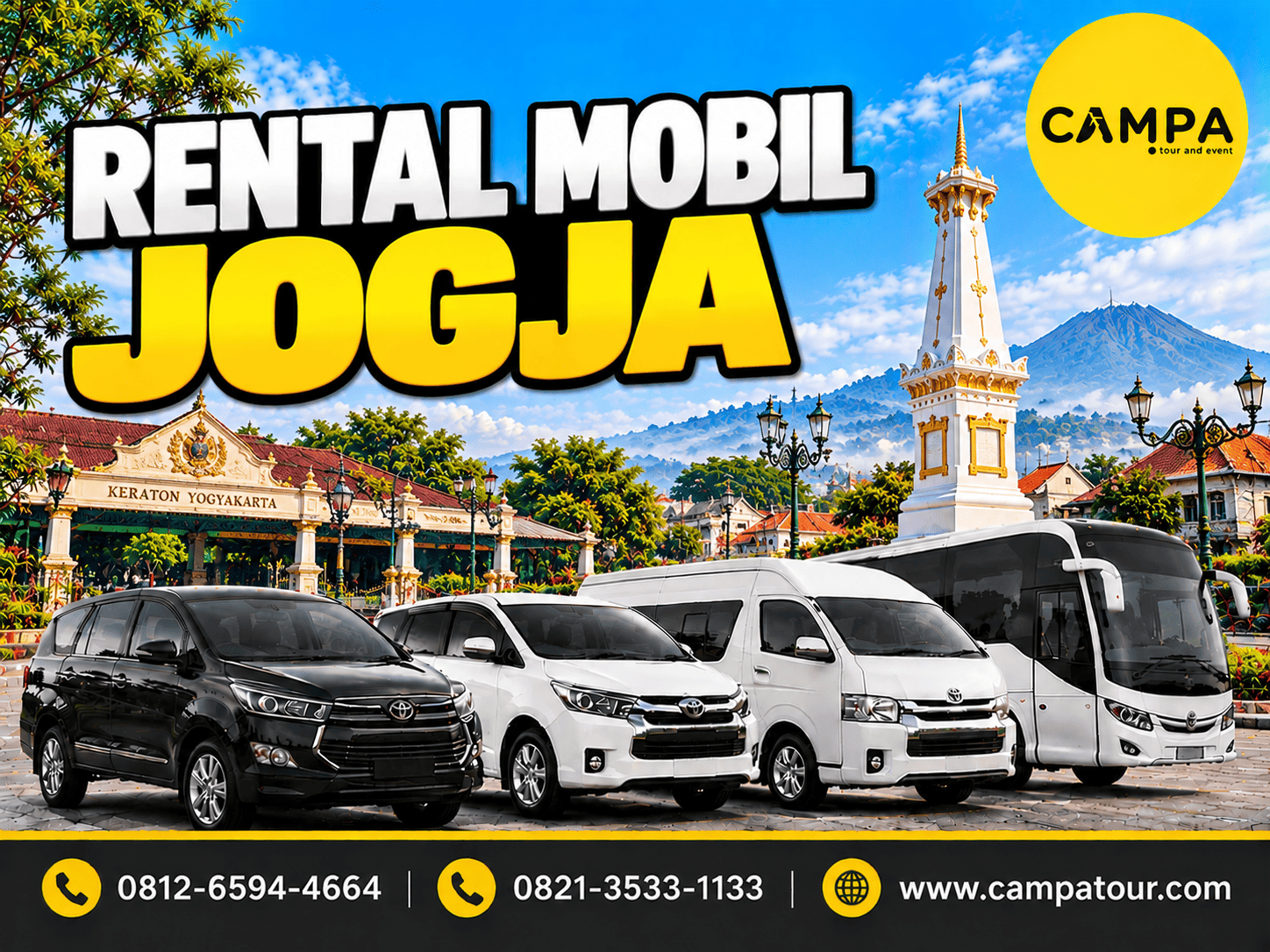 Rental Mobil Jogja bersama Campa Tour