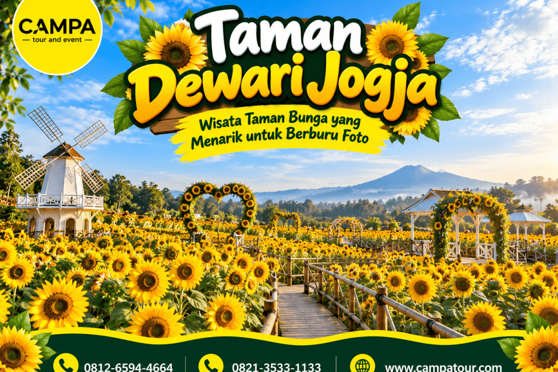 Sunflower Dreams at Taman Dewari Jogja (1)