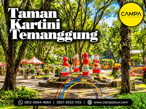 Taman Kartini Temanggung Situs Liyangan dalam Paket Tour Wisata Temanggung bersama Campa Tour